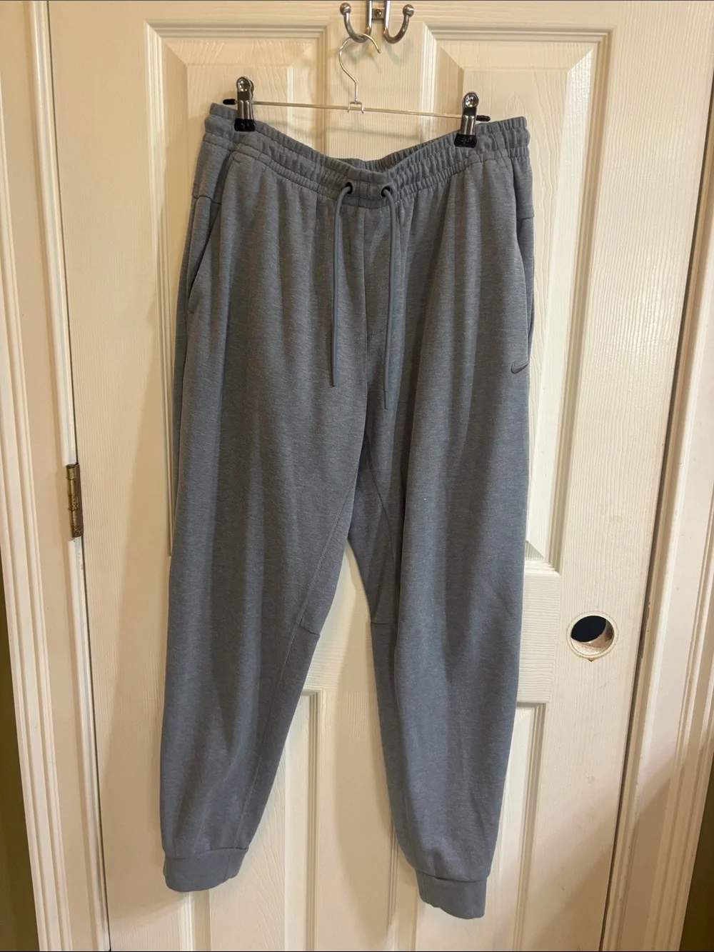 Nike Grayish Blue Sweatpants Joggers with Drawstring